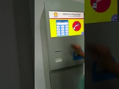 آلة بيع RVM الاقتصادية المحمولة مركز خدمة السيارات زجاجة بلاستيكية ، تجميع نوع الموافقة CE